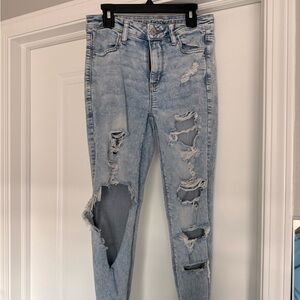 American eagle super high rise jegging